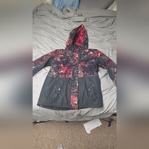 Roxy Vibrant Red and Black Jacket